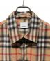 中古・古着 BURBERRY (バーバリー) ノバチェックシャツ ブラウン サイズ:S：20000円