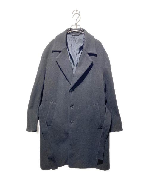 SHIPS any（シップスエニィ）SHIPS any (シップスエニィ) チェスターコート ブラック サイズ:Ｍの古着・服飾アイテム