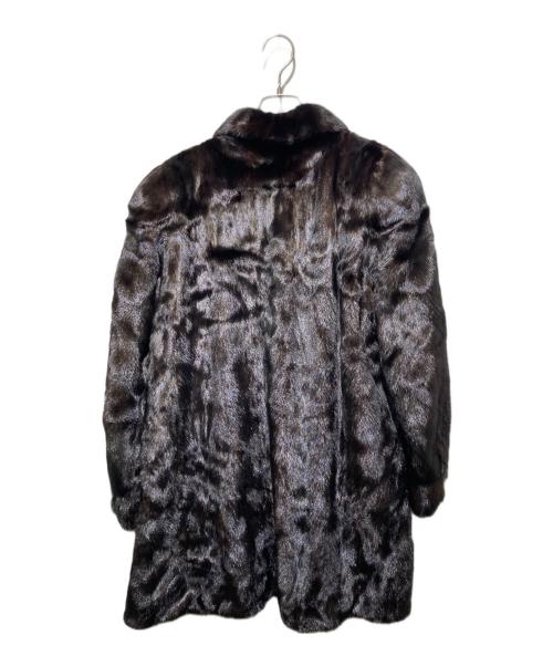 BLACK GLAMA（ブラックグラマ）BLACK GLAMA (ブラックグラマ) ミンクコート ブラウン サイズ:不明の古着・服飾アイテム