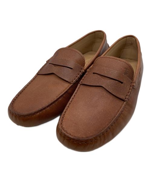 TOD'S（トッズ）TOD'S (トッズ) ドライビングローファー ブラウン サイズ:7の古着・服飾アイテム