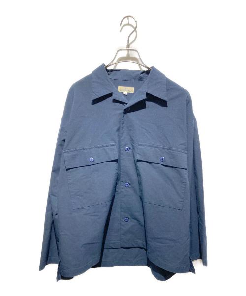 JAPAN BLUE JEANS（ジャパンブルージーンズ）JAPAN BLUE JEANS (ジャパンブルージーンズ) ワークシャツ ネイビー サイズ:Ｍの古着・服飾アイテム
