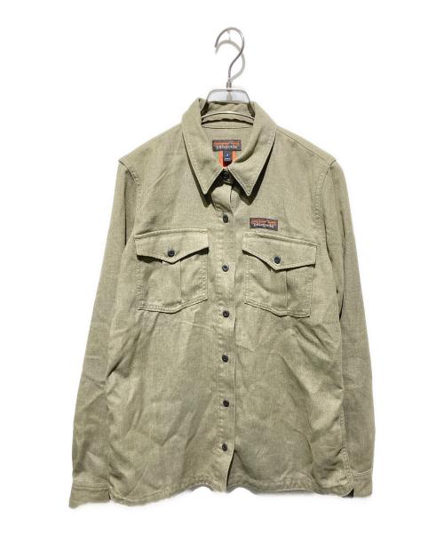 Patagonia（パタゴニア）Patagonia (パタゴニア) W’s Farrier's Shirt カーキ サイズ:Ｓの古着・服飾アイテム