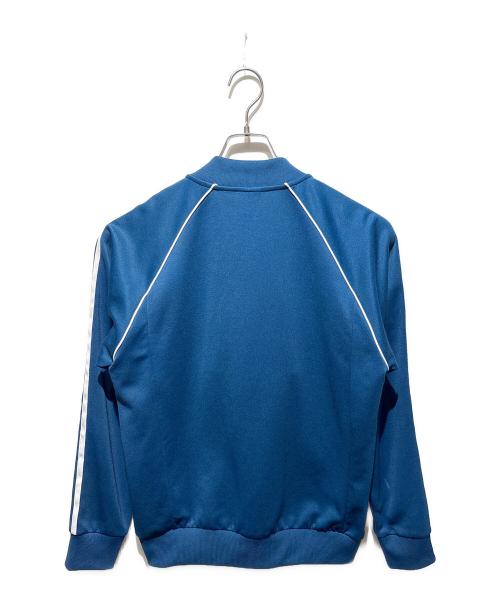 adidas（アディダス）adidas (アディダス) ブルゾン ブルーの古着・服飾アイテム