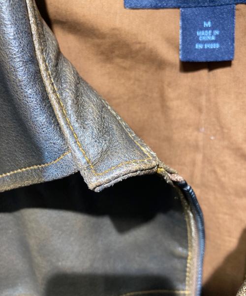 OLD GAP（オールドギャップ）OLD GAP (オールドギャップ) シングルライダースジャケット ブラウン サイズ:Ｍの古着・服飾アイテム
