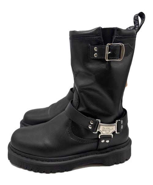 Dr.Martens（ドクターマーチン）Dr.Martens (ドクターマーチン) ANISTONE HI リガー ブーツ ブラック サイズ:UK8の古着・服飾アイテム