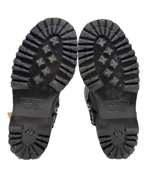 Dr.Martens（ドクターマーチン）Dr.Martens (ドクターマーチン) ANISTONE HI リガー ブーツ ブラック サイズ:UK8の古着・服飾アイテム