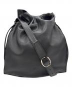 LOEWEロエベ）の古着「巾着ショルダーバッグ」｜ブラック