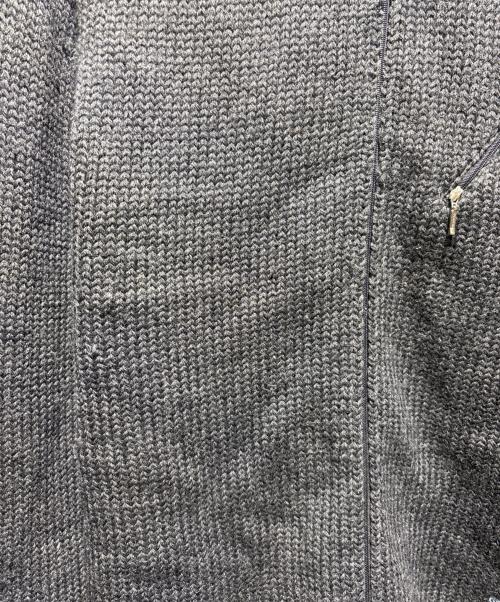 BURBERRY BLACK LABEL（バーバリーブラックレーベル）BURBERRY BLACK LABEL (バーバリーブラックレーベル) ラビットファー付ウールブルゾン グレー サイズ:2の古着・服飾アイテム