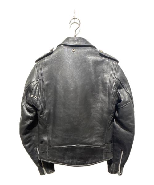 Schott（ショット）Schott (ショット) 618 ダブルライダースジャケット ブラック サイズ:34の古着・服飾アイテム