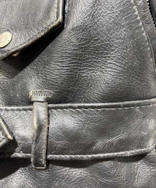 Schott（ショット）Schott (ショット) 618 ダブルライダースジャケット ブラック サイズ:34の古着・服飾アイテム