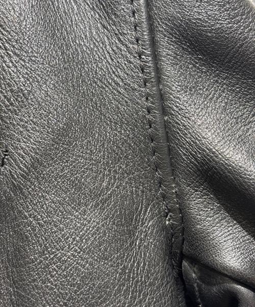 Schott（ショット）Schott (ショット) 618 ダブルライダースジャケット ブラック サイズ:34の古着・服飾アイテム