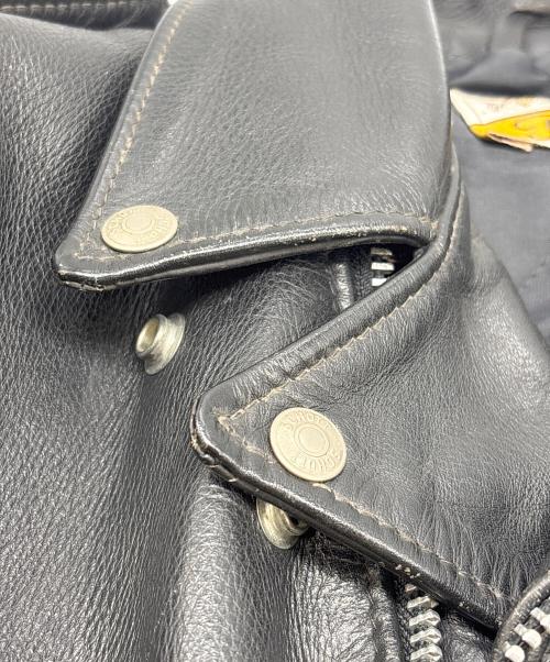 Schott（ショット）Schott (ショット) 618 ダブルライダースジャケット ブラック サイズ:34の古着・服飾アイテム