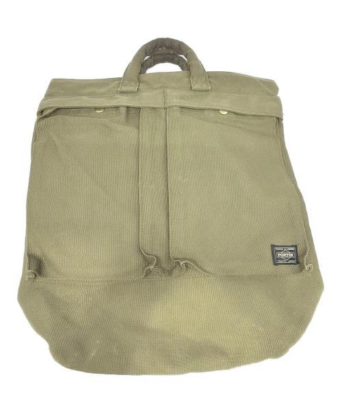 PORTER（ポーター）PORTER (ポーター) LC LOWERCASE コラボ 2WAYバッグ カーキの古着・服飾アイテム