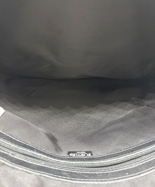 PORTER（ポーター）PORTER (ポーター) CORTINA/レザーリュック ブラックの古着・服飾アイテム