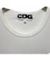 中古・古着 CDG (シーディージー) LOGO TEE ホワイト サイズ:ＸＬ：5000円