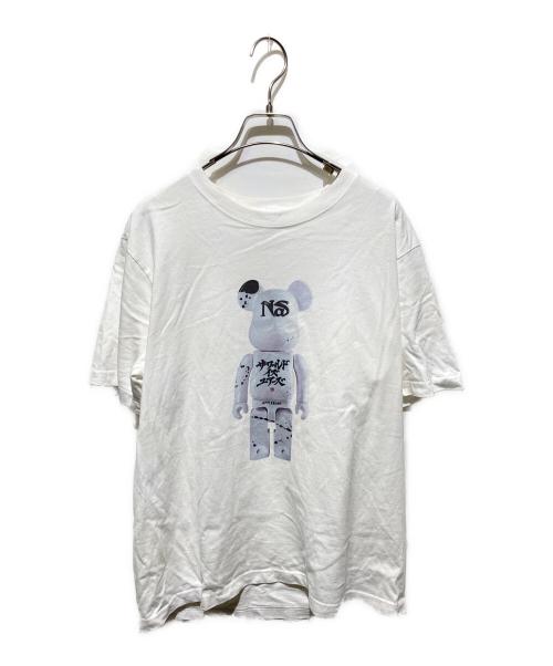 MEDICOM TOY（メディコムトイ）MEDICOM TOY (メディコムトイ) プリントTシャツ ホワイト サイズ:Ｍの古着・服飾アイテム