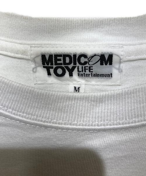 MEDICOM TOY（メディコムトイ）MEDICOM TOY (メディコムトイ) プリントTシャツ ホワイト サイズ:Ｍの古着・服飾アイテム