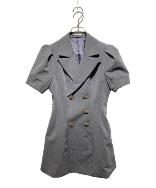 MERCURY DUO（マーキュリーデュオ）MERCURY DUO (マーキュリーデュオ) ダブルブレストジャケット グレー サイズ:Ｓの古着・服飾アイテム