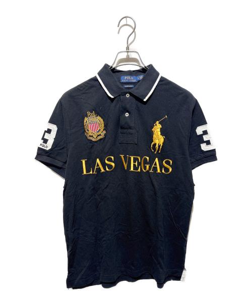 POLO RALPH LAUREN（ポロ・ラルフローレン）POLO RALPH LAUREN (ポロ・ラルフローレン) ポロシャツ ブラック サイズ:Ｌの古着・服飾アイテム