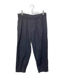 tricot COMME des GARCONS（トリココムデギャルソン）の古着「2タックパンツ」｜ブラック