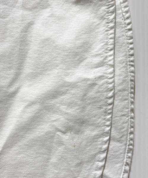 POLO RALPH LAUREN（ポロ・ラルフローレン）POLO RALPH LAUREN (ポロ・ラルフローレン) ベルテッド コットン オックスフォード シャツドレス ホワイト サイズ:2の古着・服飾アイテム