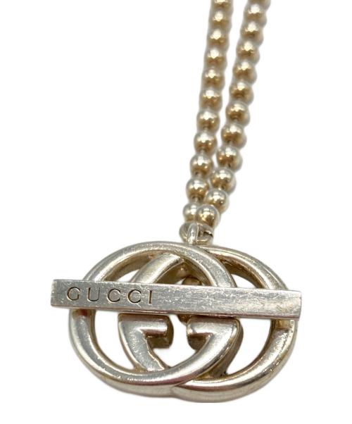 GUCCI（グッチ）GUCCI (グッチ) インターロッキングG ボールチェーンネックレス シルバーの古着・服飾アイテム