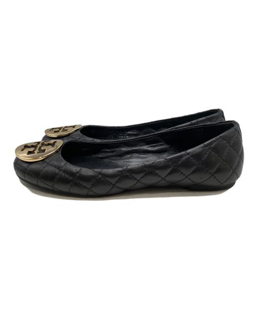 TORY BURCH（トリーバーチ）TORY BURCH (トリーバーチ) キルティングパンプス ブラック サイズ:6Ｍの古着・服飾アイテム