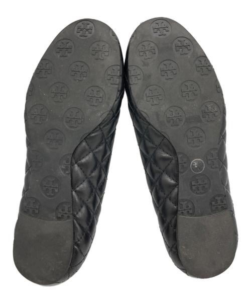 TORY BURCH（トリーバーチ）TORY BURCH (トリーバーチ) キルティングパンプス ブラック サイズ:6Ｍの古着・服飾アイテム