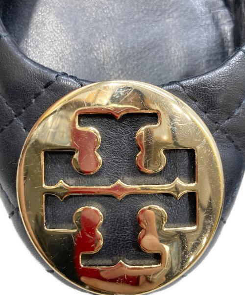 TORY BURCH（トリーバーチ）TORY BURCH (トリーバーチ) キルティングパンプス ブラック サイズ:6Ｍの古着・服飾アイテム