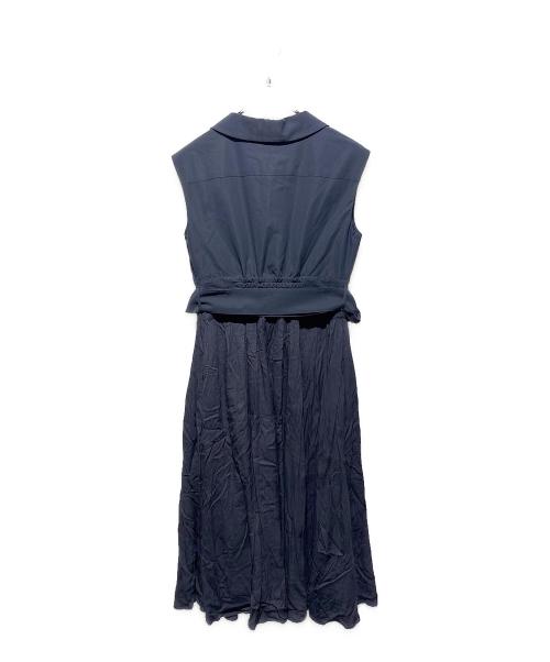 HER LIP TO（ハーリップトゥ）HER LIP TO (ハーリップトゥ) Classic Oxford Belted Dres ネイビー サイズ:Ｍの古着・服飾アイテム