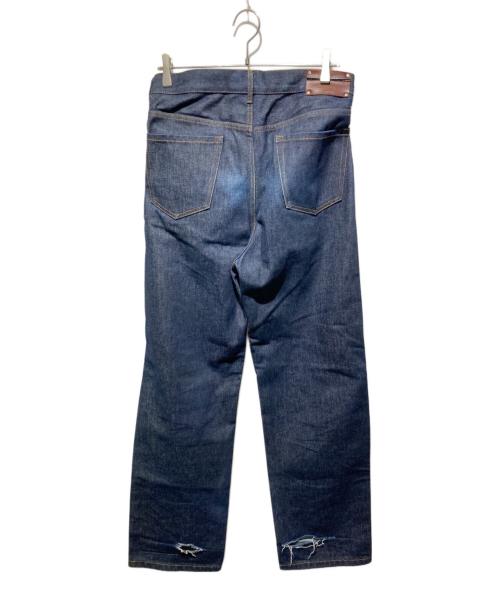 DRIES VAN NOTEN（ドリスヴァンノッテン）DRIES VAN NOTEN (ドリスヴァンノッテン) ウエストギャザーデザインデニム インディゴ サイズ:30の古着・服飾アイテム