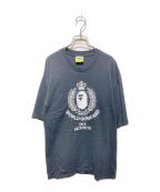 A BATHING APEアベイシングエイプ）の古着「embroidered logo T-shirt」｜ブラック