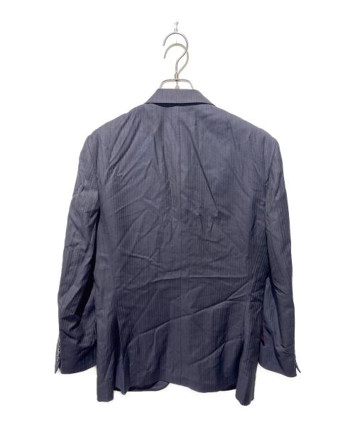 PAUL SMITH（ポールスミス）PAUL SMITH (ポールスミス) 裏地総柄ストライプ2Bジャケット ネイビー サイズ:Ｍの古着・服飾アイテム