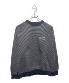 ENNOY（エンノイ）の古着「BORDER CREW NECK SWEAT」｜ホワイト×ブラック