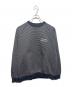 ENNOY（エンノイ）の古着「BORDER CREW NECK SWEAT」｜ホワイト×ブラック