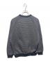 ENNOY (エンノイ) BORDER CREW NECK SWEAT ホワイト×ブラック サイズ:Ｌ：22000円