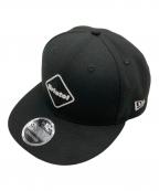 New Era×F.C.R.B.ニューエラ×エフシーレアルブリストル）の古着「キャップ」｜ブラック