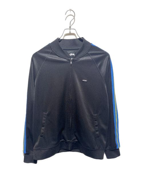 stussy（ステューシー）stussy (ステューシー) POLY TRACK JACKET ブラック サイズ:Ｌの古着・服飾アイテム