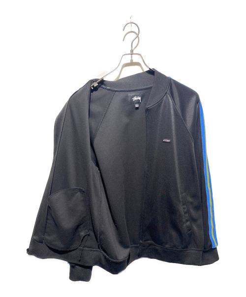 stussy（ステューシー）stussy (ステューシー) POLY TRACK JACKET ブラック サイズ:Ｌの古着・服飾アイテム