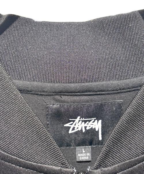 stussy（ステューシー）stussy (ステューシー) POLY TRACK JACKET ブラック サイズ:Ｌの古着・服飾アイテム