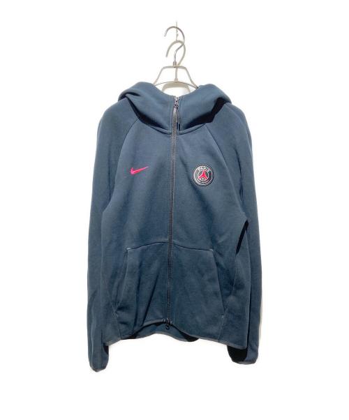 NIKE（ナイキ）NIKE (ナイキ) PARIS SAINT-GERMAIN (パリサンジェルマン) TEC FLEECE HOODIE/ジップパーカー ブラック サイズ:Ｓの古着・服飾アイテム