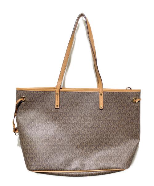 MICHAEL KORS（マイケルコース）MICHAEL KORS (マイケルコース) ジェット セット トラベル ラージ トート ブラウンの古着・服飾アイテム