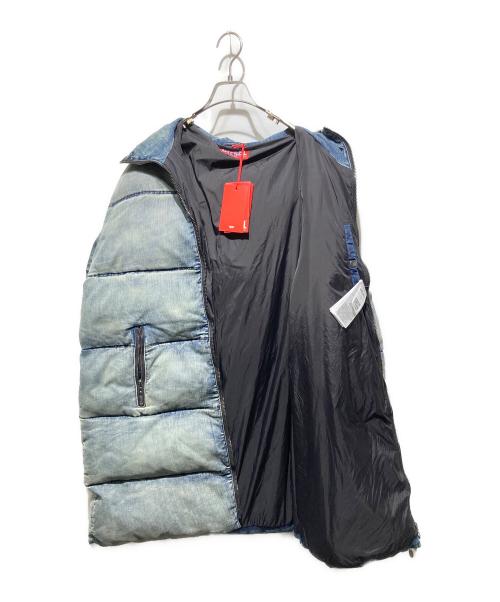 DIESEL（ディーゼル）DIESEL (ディーゼル) W-MONS LONG JACKET インディゴ サイズ:50 未使用品の古着・服飾アイテム