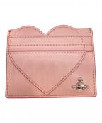 Vivienne Westwoodヴィヴィアンウエストウッド）の古着「Pink Heart Card Holder」｜ピンク