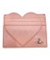 Vivienne Westwood（ヴィヴィアンウエストウッド）の古着「Pink Heart Card Holder」｜ピンク