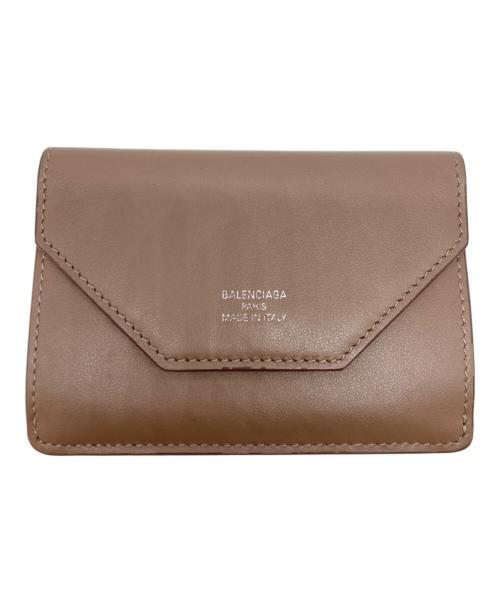 BALENCIAGA（バレンシアガ）BALENCIAGA (バレンシアガ) 3つ折り財布 ブラウンの古着・服飾アイテム