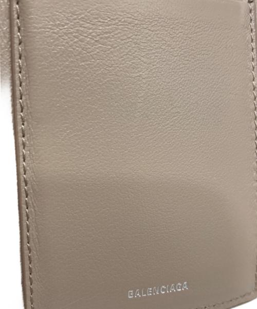 BALENCIAGA（バレンシアガ）BALENCIAGA (バレンシアガ) 3つ折り財布 ブラウンの古着・服飾アイテム