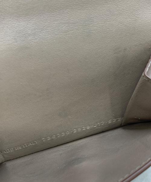 BALENCIAGA（バレンシアガ）BALENCIAGA (バレンシアガ) 3つ折り財布 ブラウンの古着・服飾アイテム