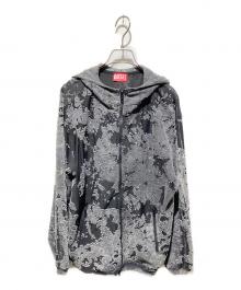 DIESEL（ディーゼル）の古着「S-IRTA ジップパーカー」｜グレー×ブラック
