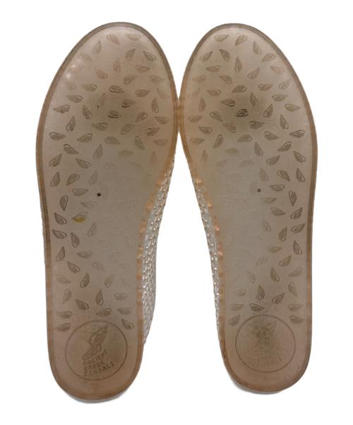 ANCIENT GREEK SANDALS（エンシェント・グリーク・サンダルズ）ANCIENT GREEK SANDALS (エンシェント・グリーク・サンダルズ) クリアフラットパンプス ピンク サイズ:38の古着・服飾アイテム